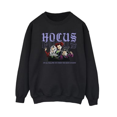 Disney - "Hocus Pocus Hallows Eve" Sweatshirt für Damen (Schwarz)