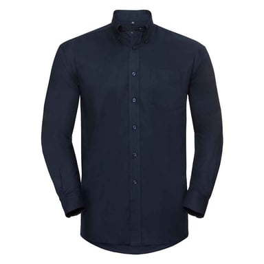 Russell Collection - Formelles Hemd für Herren Langärmlig (Leuchtend Navy-Blau)