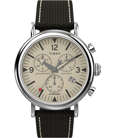 Timex Standard Chrono Braun Herren Armbanduhr TW2V43800