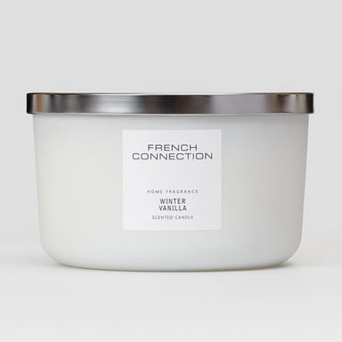 French Connection White Collection Winter Vanilla Candle 426g