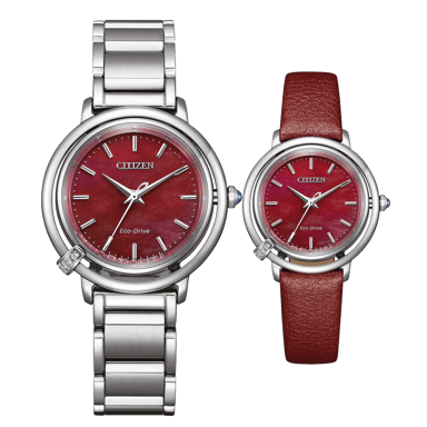 Citizen Damen Silberne Uhr EM1090-78X