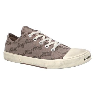 Balenciaga Paris Low Bb Monogram Braun