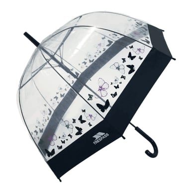 Trespass Papillon Clear Regenschirm (Schmetterling Print)