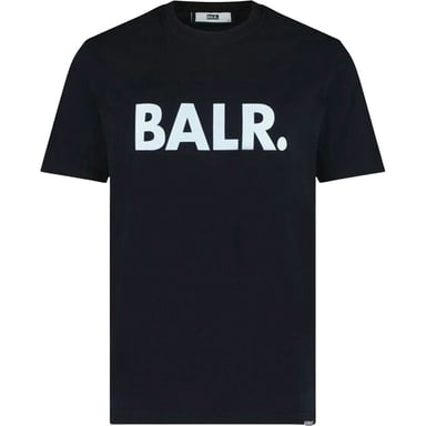Brand Straight T-Shirt von BALR. in der farbe Schwarz und in größe XL.