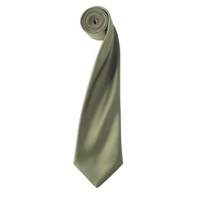 Premier - "Colours" Krawatte für Herren/Damen Unisex (Oliv)