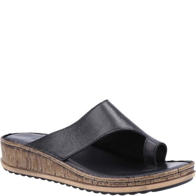 Hush Puppies Damen/Damen Elissa Wildleder Sandalen (Schwarz/Creme)