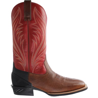 Ariat Catalyst Prime Western Mens Brown/Rote Stiefel