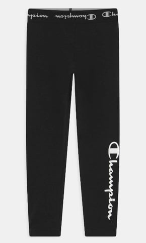 Leggings de logo champion des femmes en noir