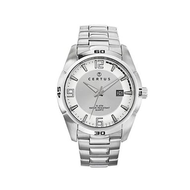 Certus: Silberne Herrenuhr