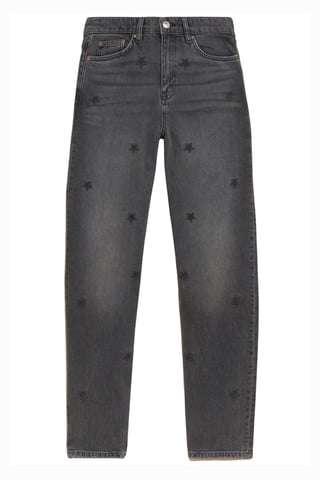 Boyfriend Star Ankle Grazer Jeans