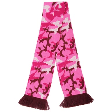FLOSO - Echarpe à motif camouflage - Adulte unisexe (Rose)