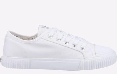 Hush Puppies Brooke Stoff Damen Weiße Turnschuhe