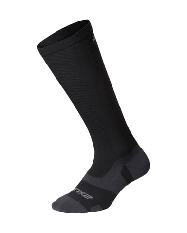 2xu leichte Kissen Vollmänner Schwarz/Titan -Socken