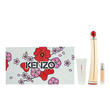 Kenzo Flower L'absolue Eau de Parfum 100ml, Eau de Parfum 10ml + Body Lotion 75ml