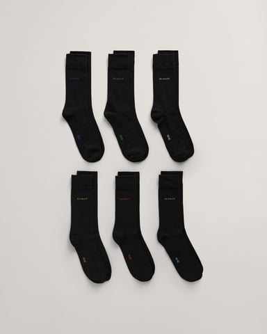 Gant 6 Pack Men's Soft Cotton Socks