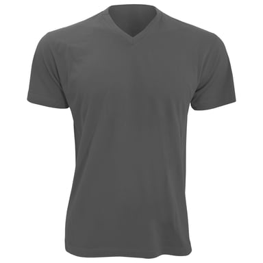 SOLS Herren Victory T-Shirt, V-Ausschnitt, Kurzarm (Dunkelgrau)