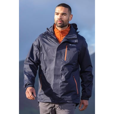 Mountain Warehouse - "Bracken Extreme" Jacke, wasserfest 3 in 1 für Herren (Dunkelblau)