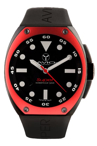 Avio milano: mens super black watch