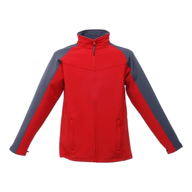 Regatta Uproar Herren Softshell-Jacke / Fleece-Jacke (Rot/Grau)