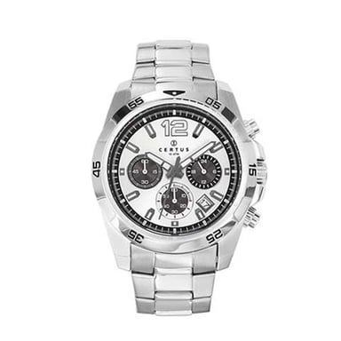Certus: Silberne Herrenuhr