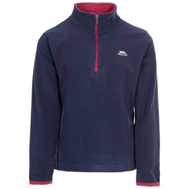 Trespass Childrens/Girls Sybil Micro Fleece (Marine/Himbeere)