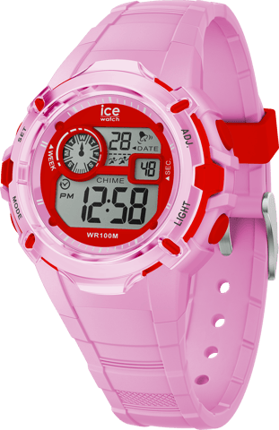 Ice Watch Ice Digit Explorer - Liebliches Pink Mädchenarmbanduhr 023268