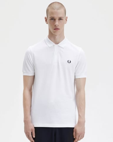 Fred Perry Herren Unifarbenes Signature Polo-Shirt NOS