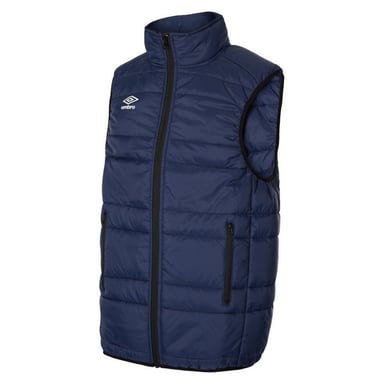 Umbro - "Club Essential" Weste für Kinder (Dunkel-Marineblau/Weiß)
