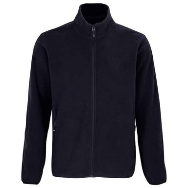 SOLS Mens Factor Recycled Fleece Jacke (Marine)