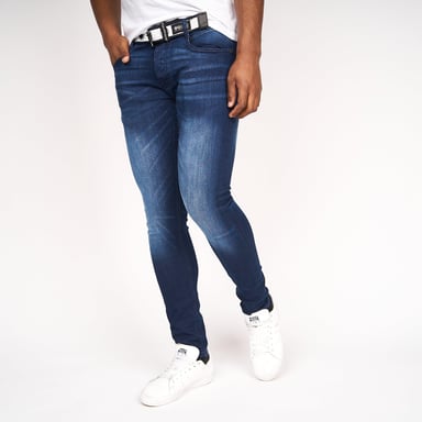 Crosshatch - "Barbeck" Jeans für Herren (Dunkle Waschung)
