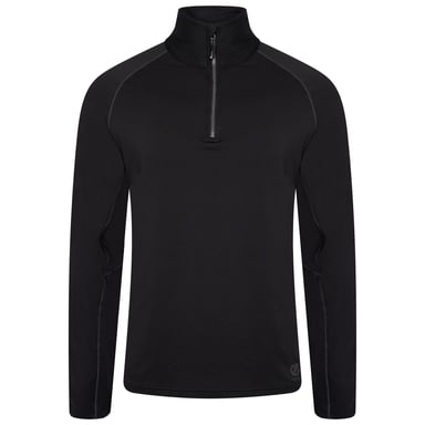 Dare 2B Mens Fuser Core Stretch Half Zip Thermal Top (Schwarz)