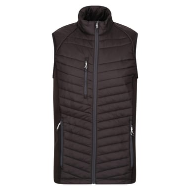 Regatta - "Navigate" Weste Hybrid für Herren (Schwarz/Mittelgrau)