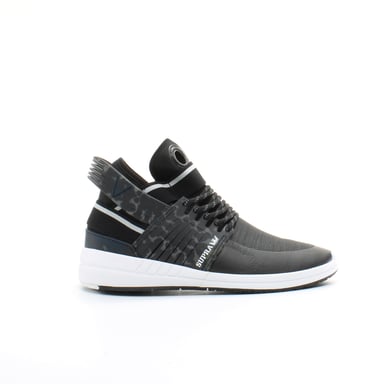Supra Skytop gegen schwarze synthetische Herren Hi Top Schnürungstrainer 08032 002