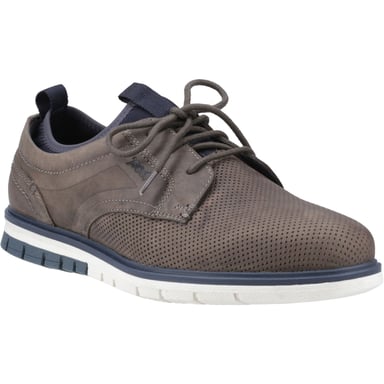 Pod Murphy Leder Herren Schnürschuhe Grau