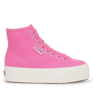 Superga - Herren/Damen Unisex High Tops "2708" (Fuchsia Rosa/Avorio)