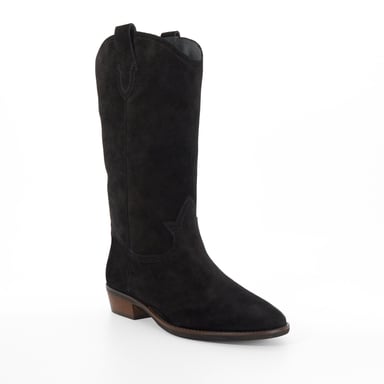 Dune Ladies Prickles - Low Block Heel Cowboy Boots