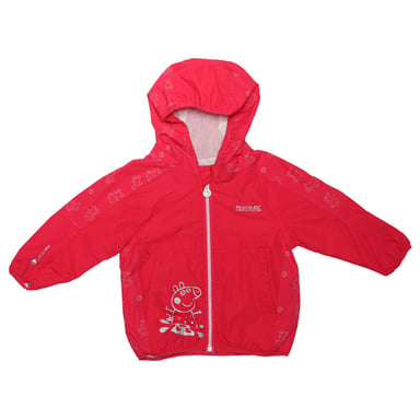 Veste capuche Peppa Pig réfléchissant imperméable Regatta Pour Fille en Rose