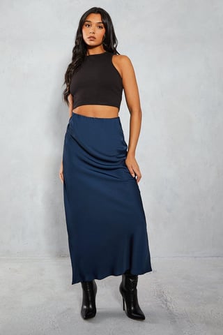 Satin Slip Maxi Skirt