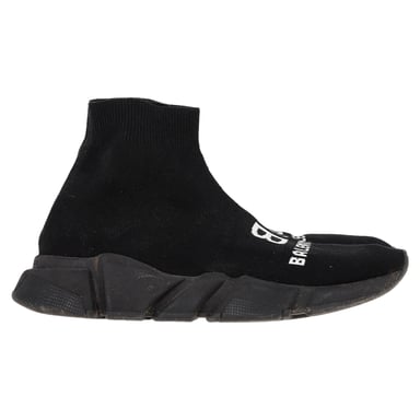 Balenciaga Speed Trainer aus schwarzem Polyester