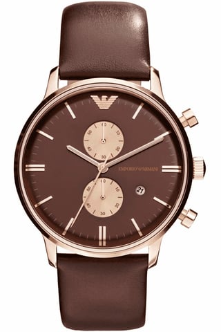 Emporio Armani Herrenuhr Quartz Gold