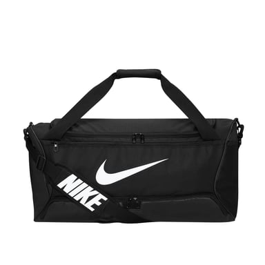 Nike Brasilia Swoosh Training 60L Duffle Bag (Schwarz/Weiß)