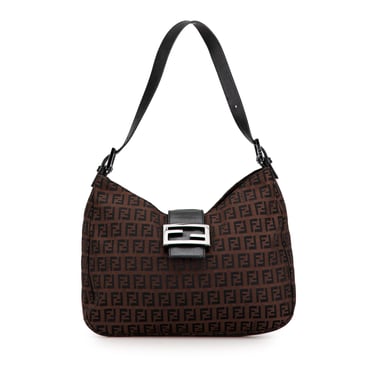 Vintage Fendi Zucchino Canvas Umh�ngetasche Braun