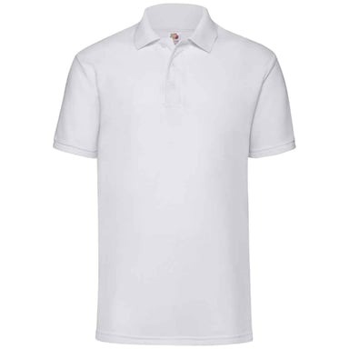 Fruit of the Loom - "65/35" Poloshirt für Herren (Weiß)