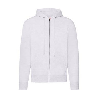 Fruit of the Loom - "Classic" Kapuzenpullover, Mit Reißverschluss für Herren (Weiß)