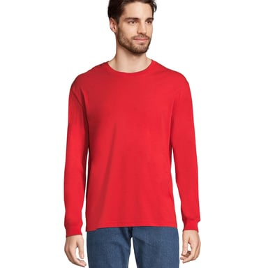 SOLS - "Pioneer" T-Shirt für Herren/Damen Unisex Langärmlig (Leuchtend Rot)