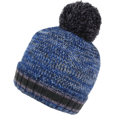 Regatta Boys Davin IV Knitted Fleece Lined Bobble Beanie Hat