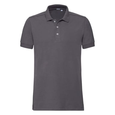 Russell Herren Stretch Kurzarm-Poloshirt (Convoy Grau)