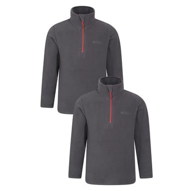 Mountain Warehouse - "Camber" Fleece für Kinder (2er-Pack) (Grau)
