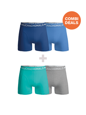 Muchachomalo Herren Boxershorts – 2 Stück Combideal – Herren Unterhosen
