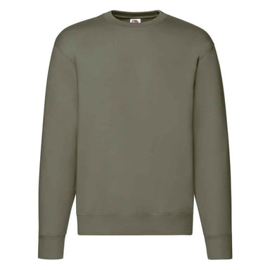 Fruit of the Loom - "Premium" Sweatshirt Überschnittene Schulter für Herren (Klassisch Olivgrün)